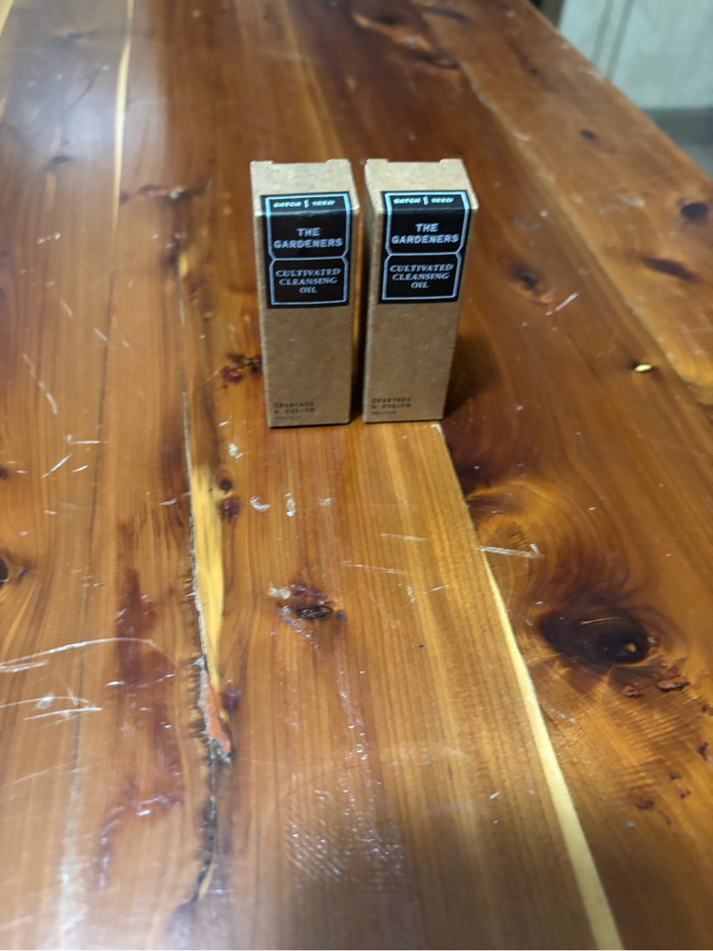 Crabtree & Evelyn Cultivated Cleansing Oil - Brown Kraft Packaging